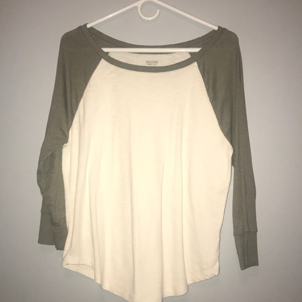 Green and White Long Sleeve